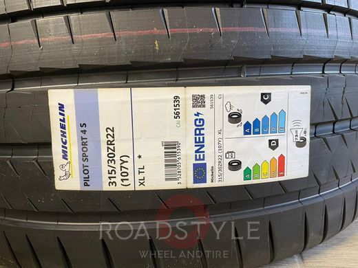 Summer tires 295/35 R21 107Y XL ...315/30 ZR22 107Y XL * Michelin Pilot Sport 4 S