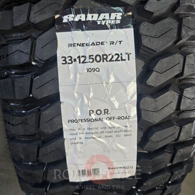 Літні шини 33/12,5 R22 LT RADAR TYRES RENEGADE R/T купити за ціною в ...