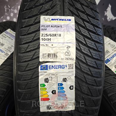 Зимние шины 225/60 R18 104H XL * ZP Michelin Pilot Alpin 5