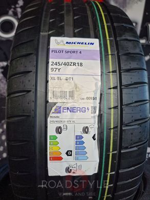 Summer Tires 245/40 R18 97Y XL Michelin Pilot Sport 4