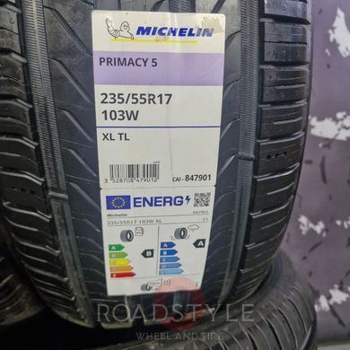 Літні шини 235/55 R17 103W Michelin Primacy 5